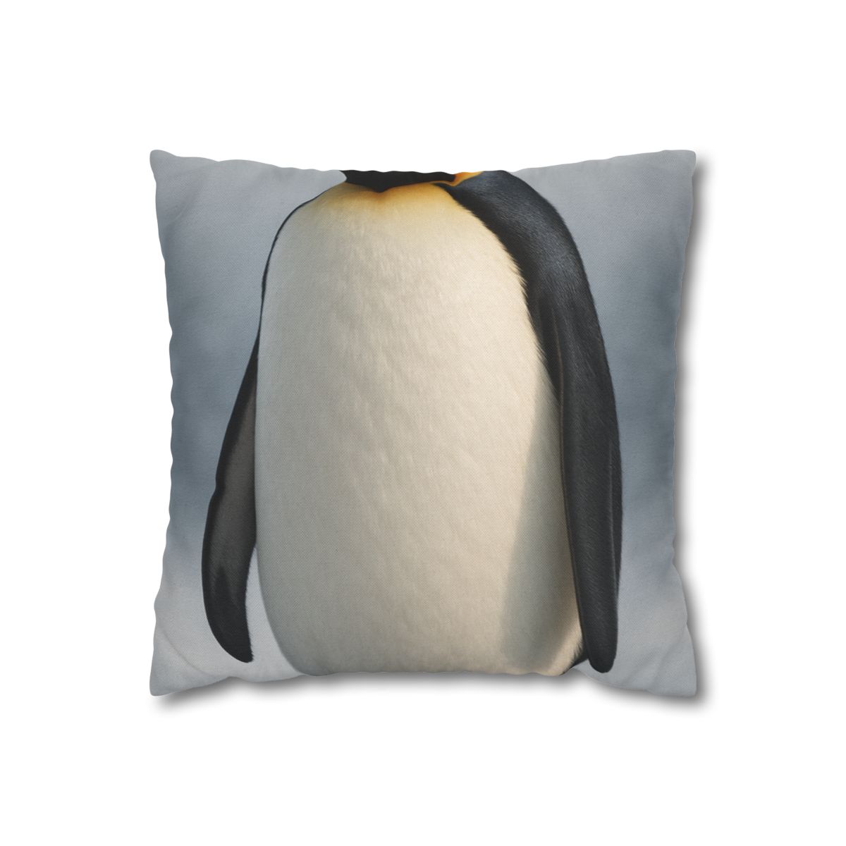 Frost Line Emperor Penguin designer print pillow cases