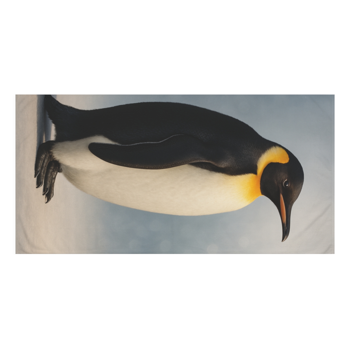 Frost Orbit Emperor Penguin decorative home towelscustom towels