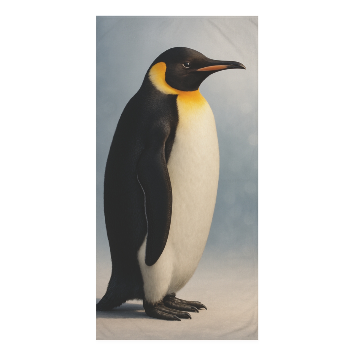 Frost Orbit Emperor Penguin decorative home towelscustom towels
