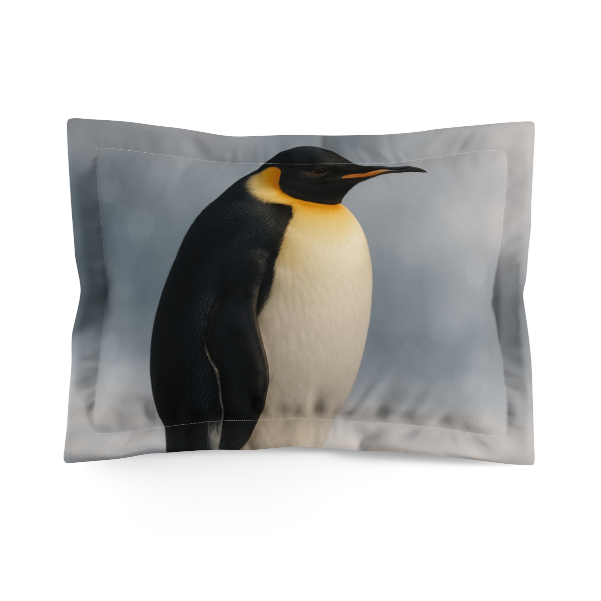 Frostlight Vigil Emperor Penguin custom pillows