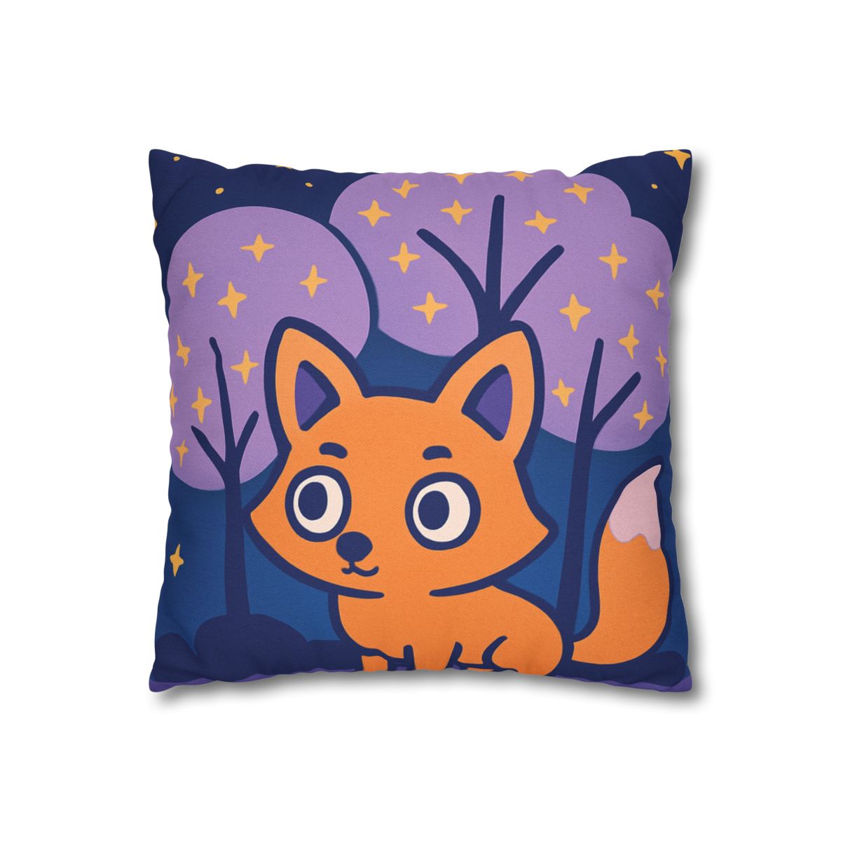 Galactic Forest Fox custom pillow cases