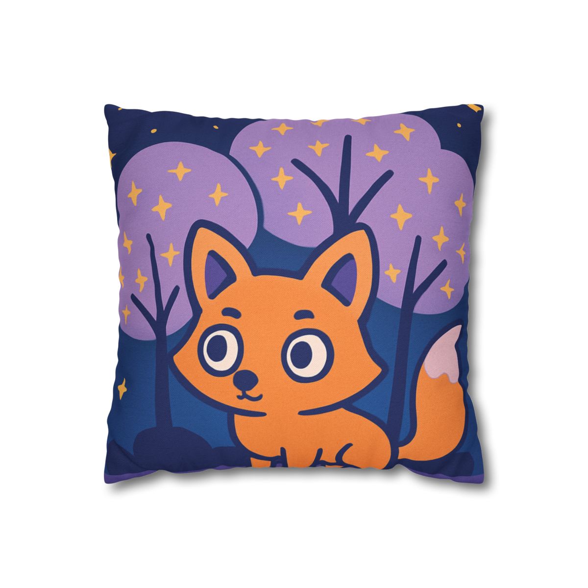 Galactic Forest Fox custom pillow cases