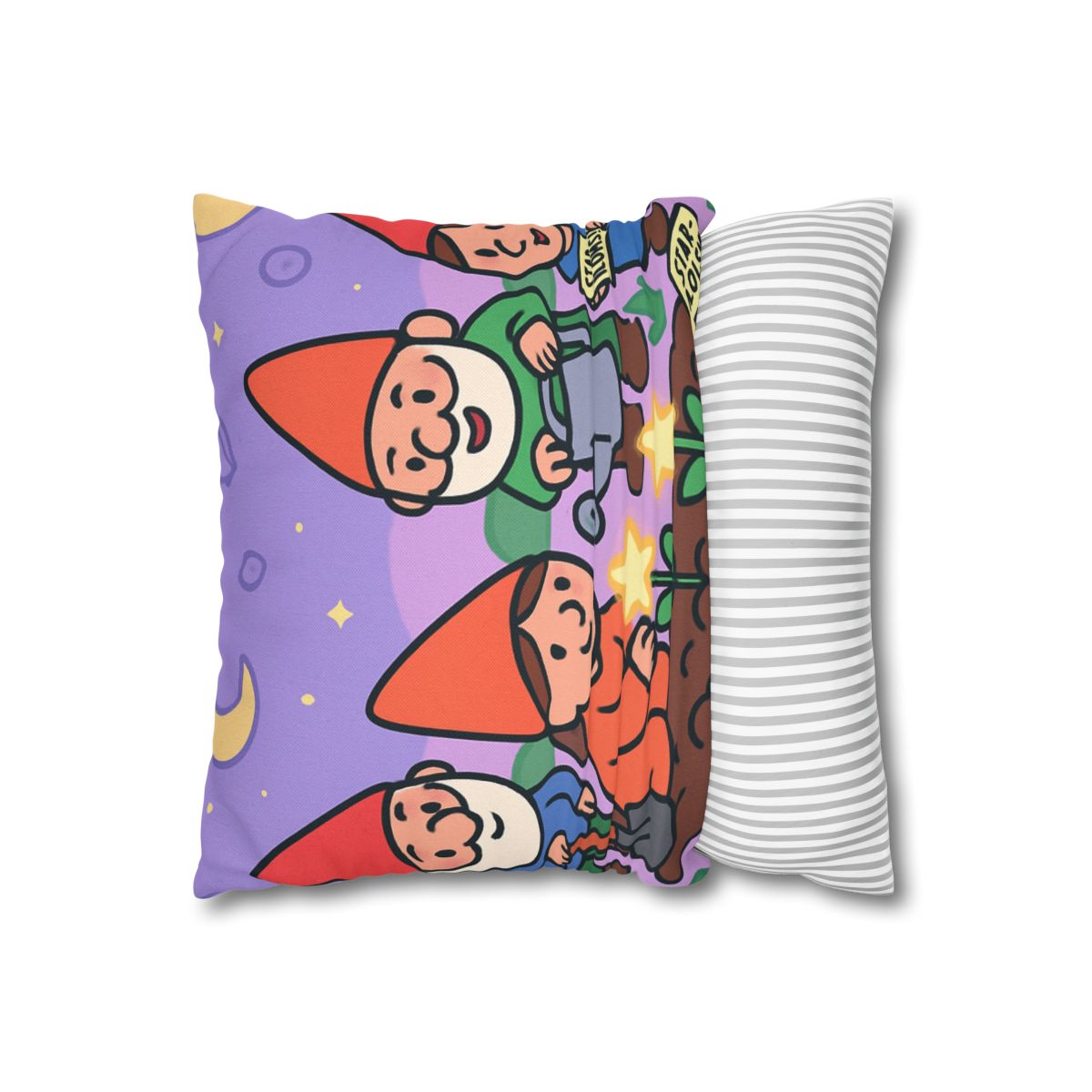 Galactic Garden Gnomes unique gift pillow cases