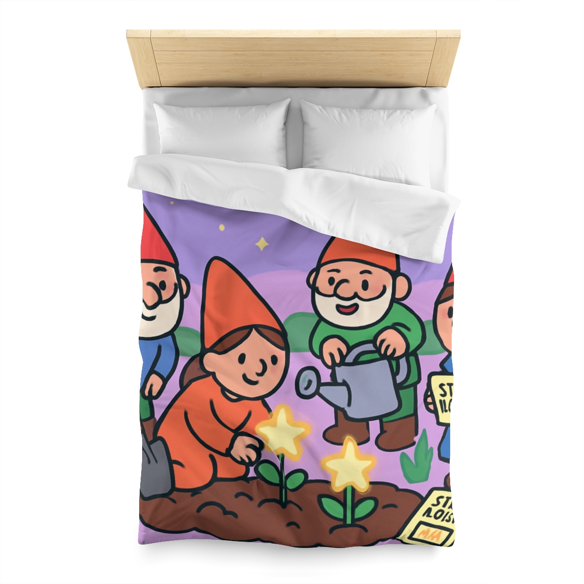 Galactic Garden Gnomes duvets for gifts