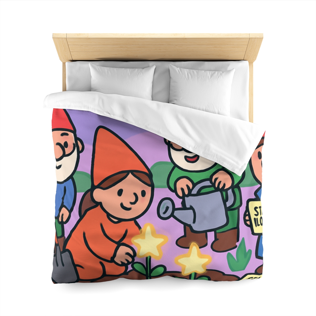 Galactic Garden Gnomes duvets for gifts