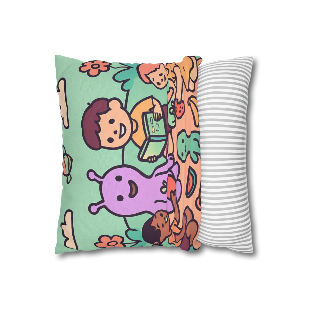 Galactic Garden Picnic stylish decorative pillowcases