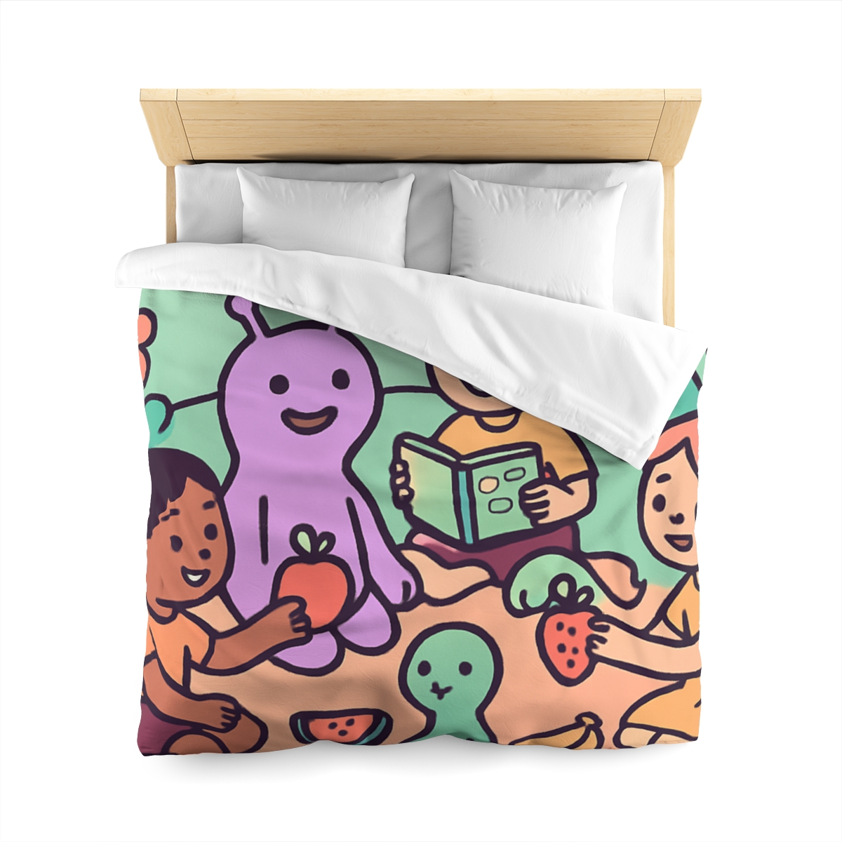 Galactic Garden Picnic trendy bedroom duvets