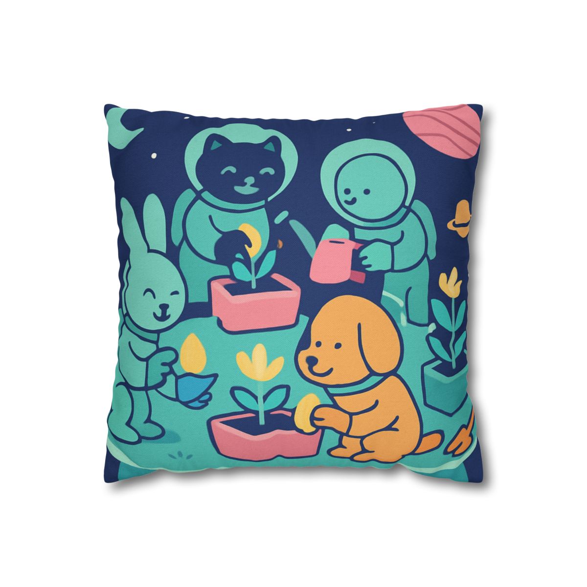 Galactic Gardeners unique gift pillow cases