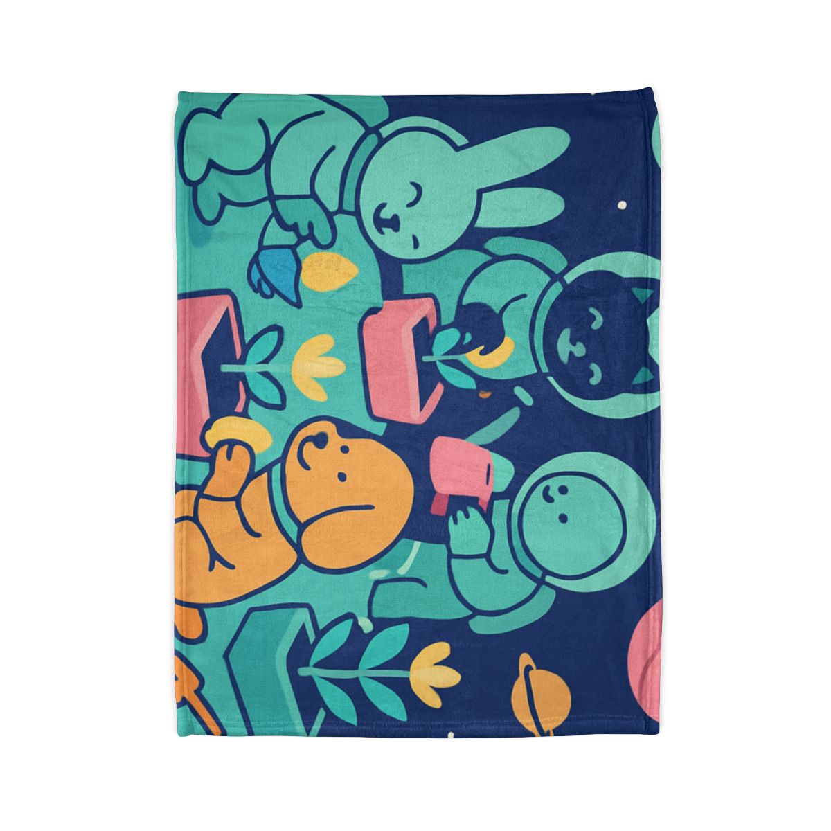 Galactic Gardeners trendy patterned blankets