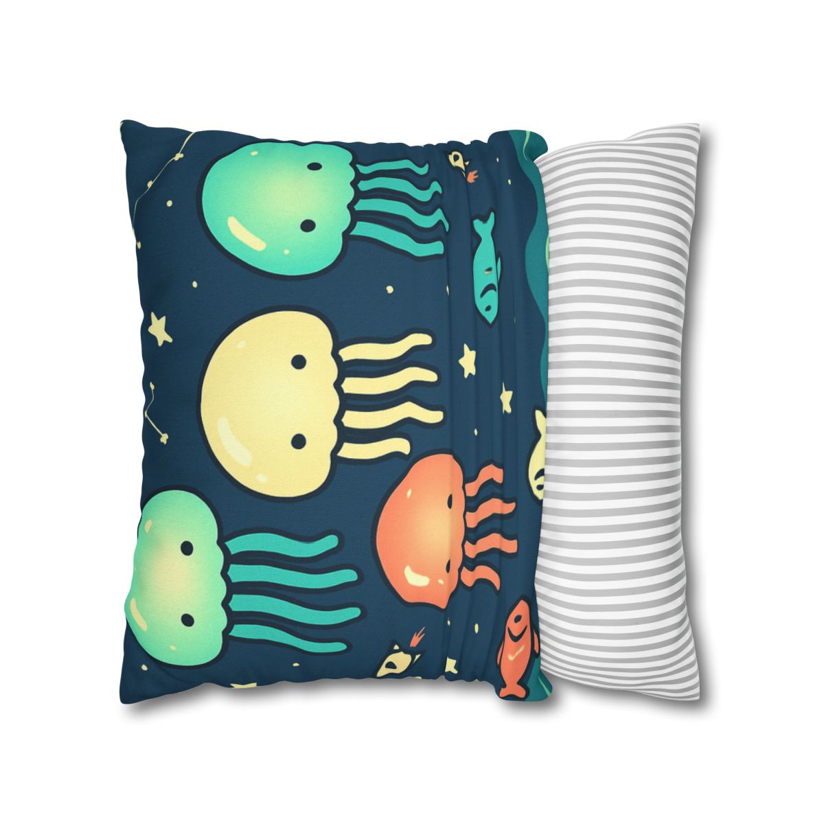 Galactic Jellyfish Parade personalized pillow covers