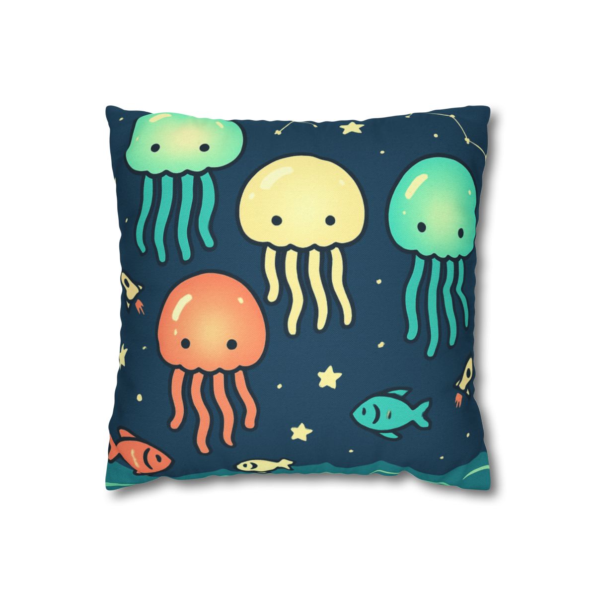 Galactic Jellyfish Parade personalized pillow covers