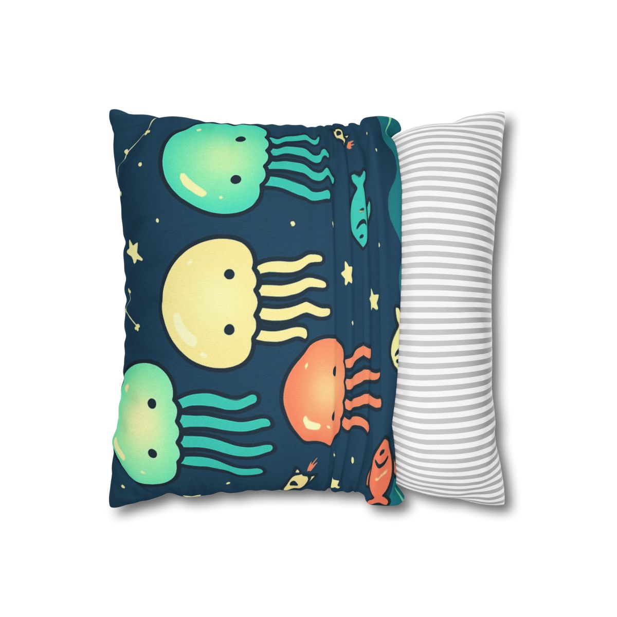 Galactic Jellyfish Parade personalized pillow covers