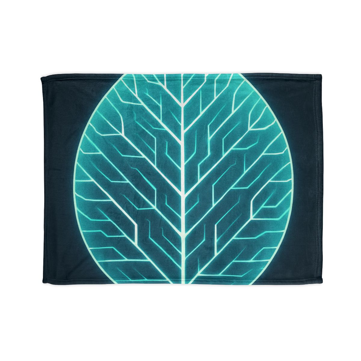Galactic Leaf Vein Circuit unique gift blankets