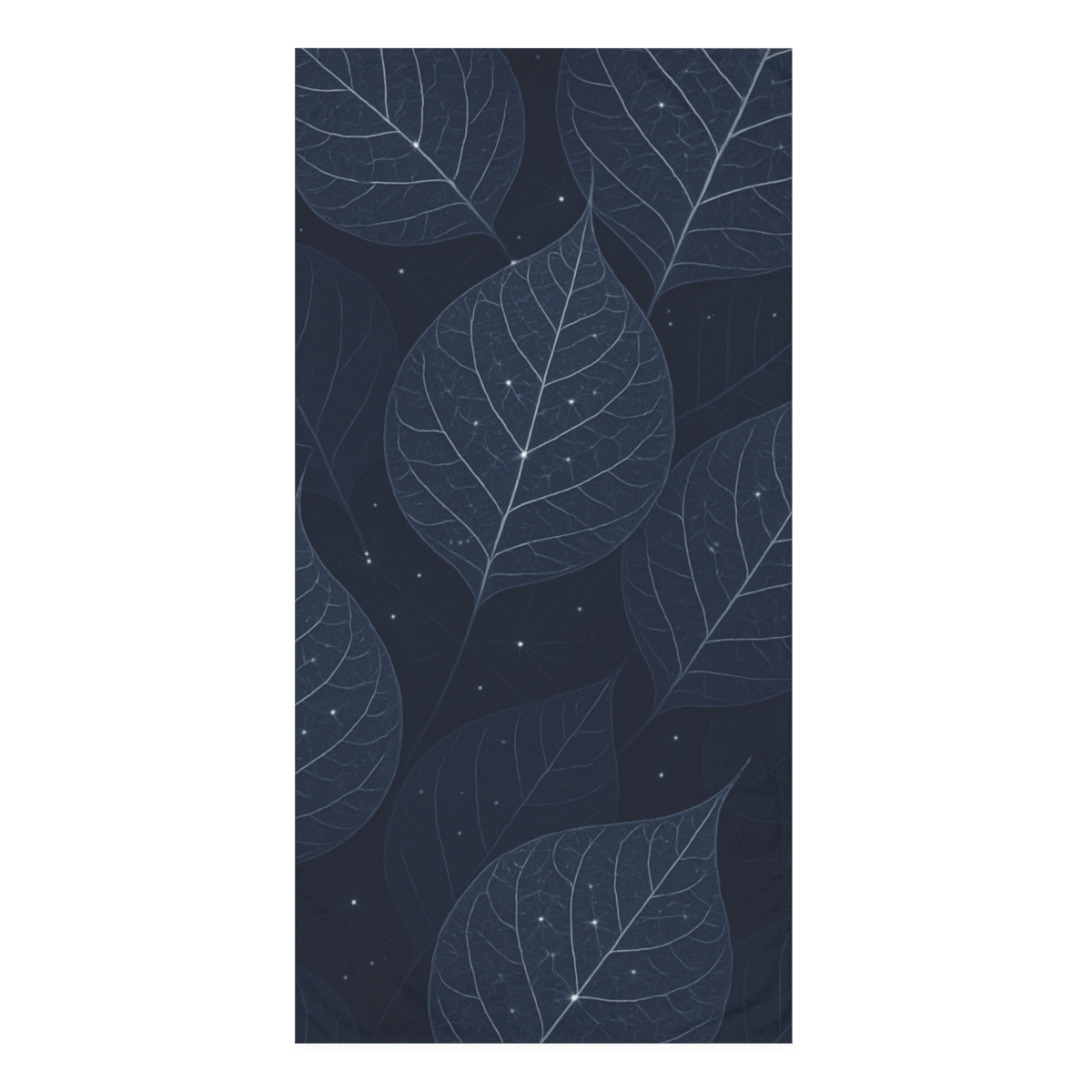 Galactic Leaf Vein Constellations stylish beach towels