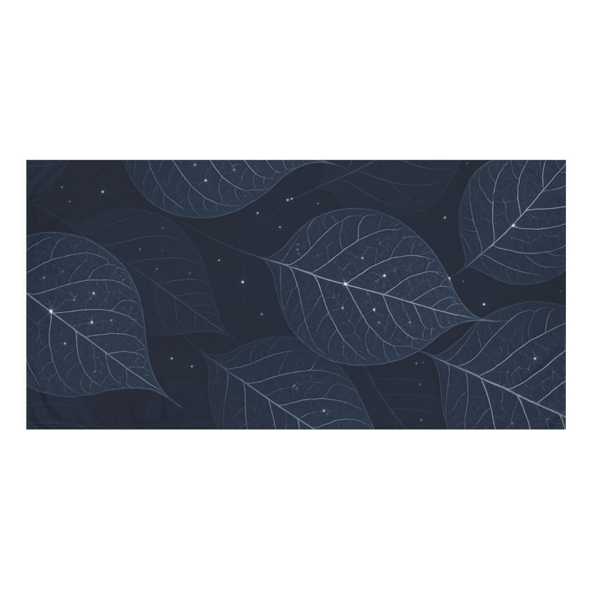 Galactic Leaf Vein Constellations stylish beach towels