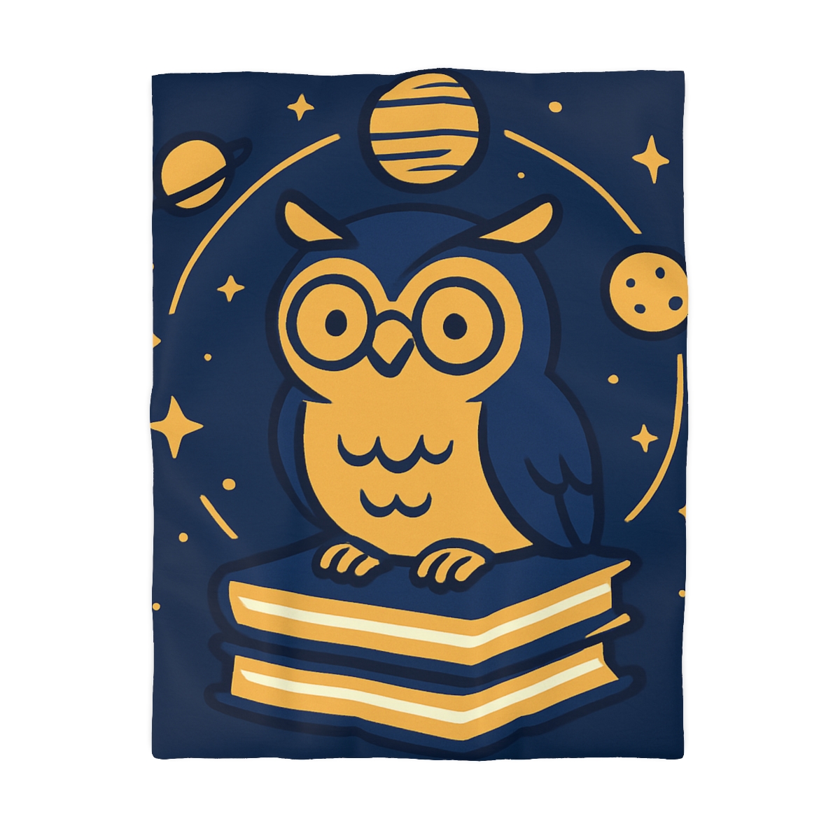 Galactic Owl Library stylish duvet covers