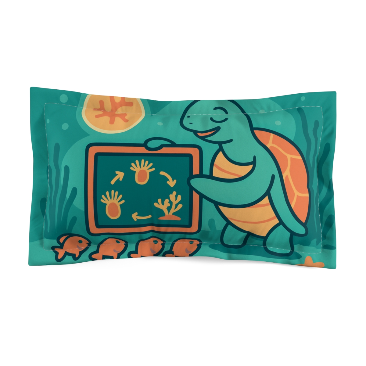 Galactic Sea Turtle School comfortable bed pillows