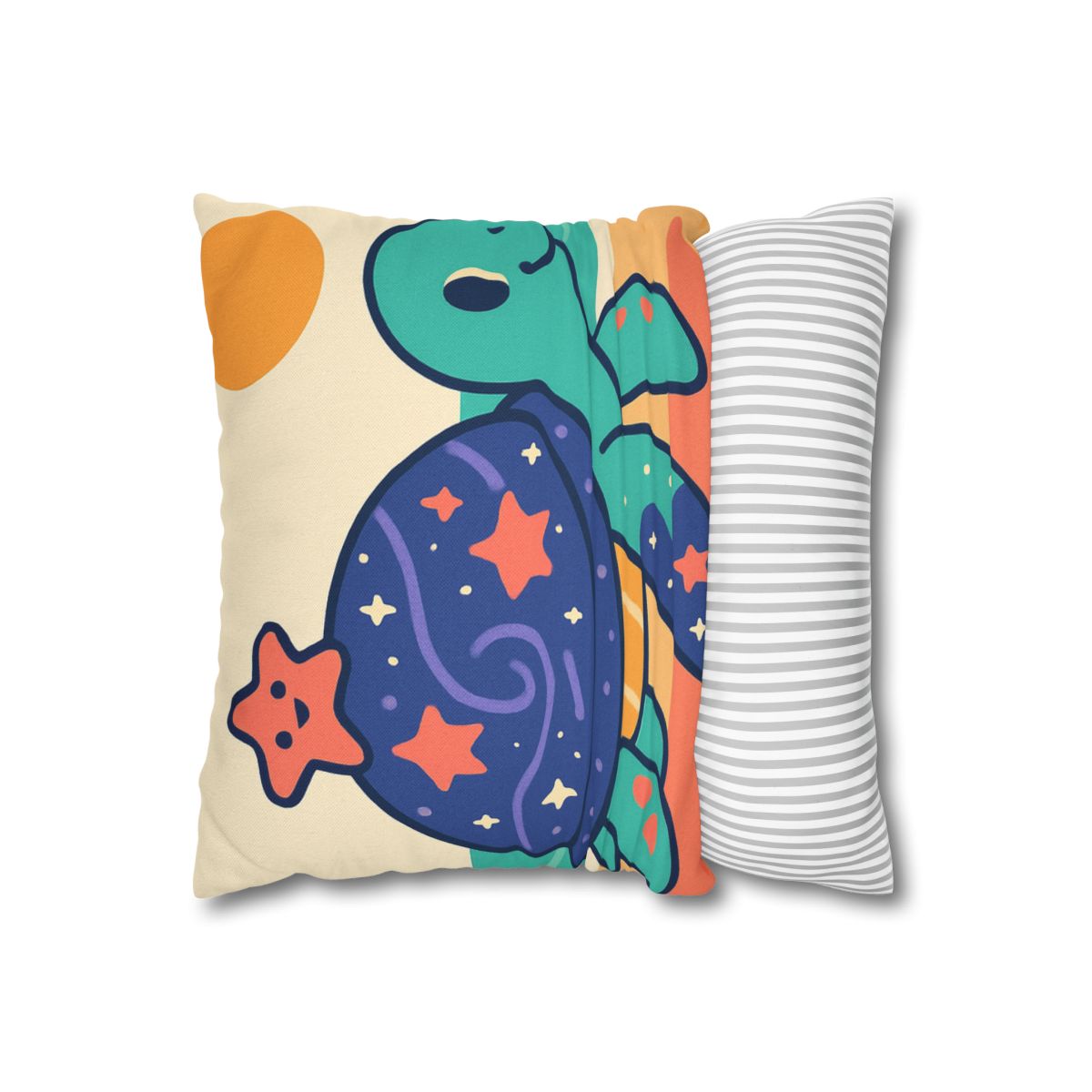 Galactic Seashell Turtle custom pillow cases