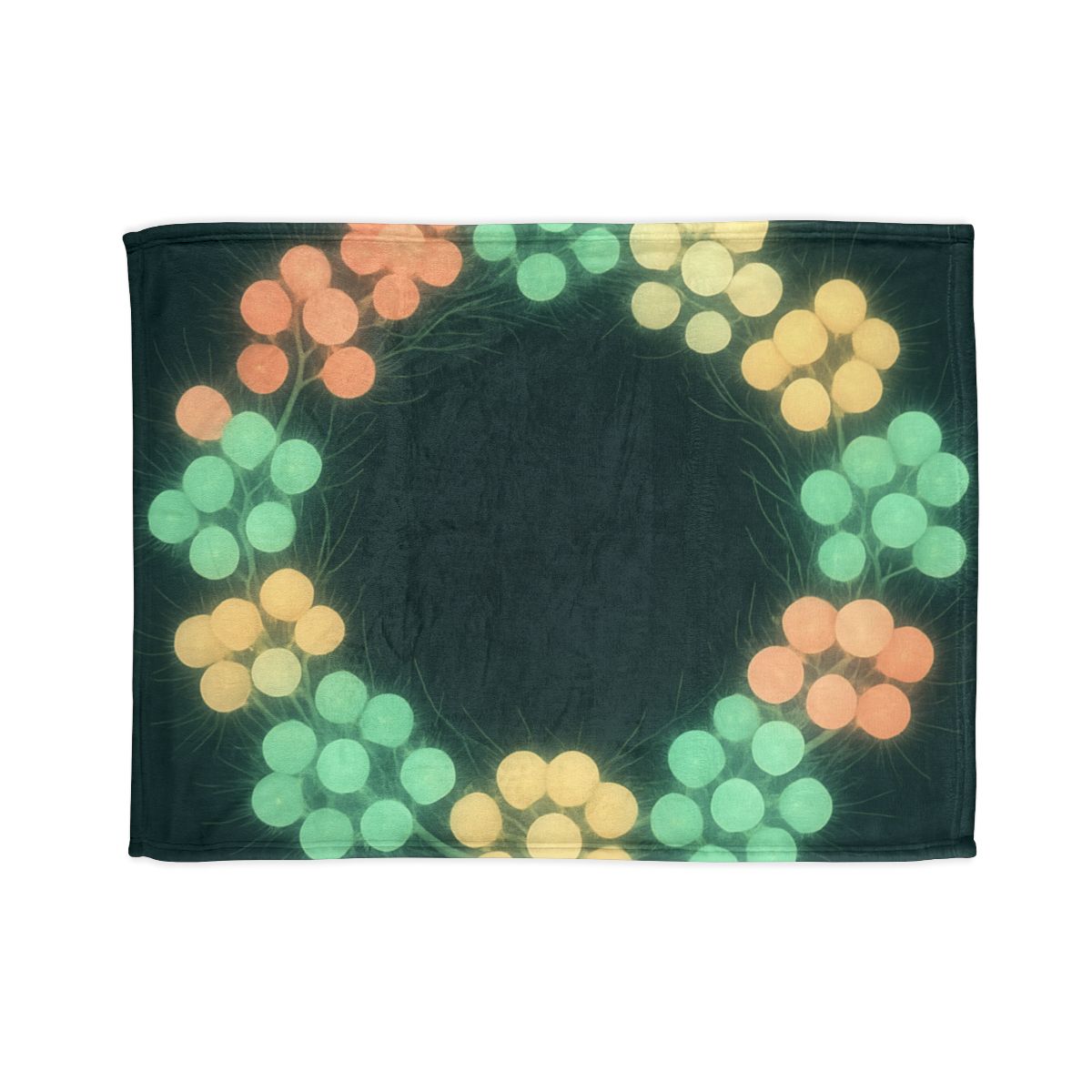 Galactic Seed Halo stylish throw blankets