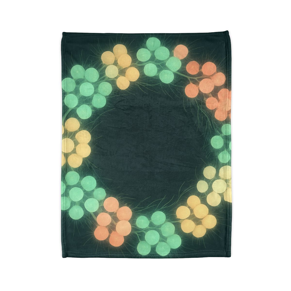 Galactic Seed Halo stylish throw blankets