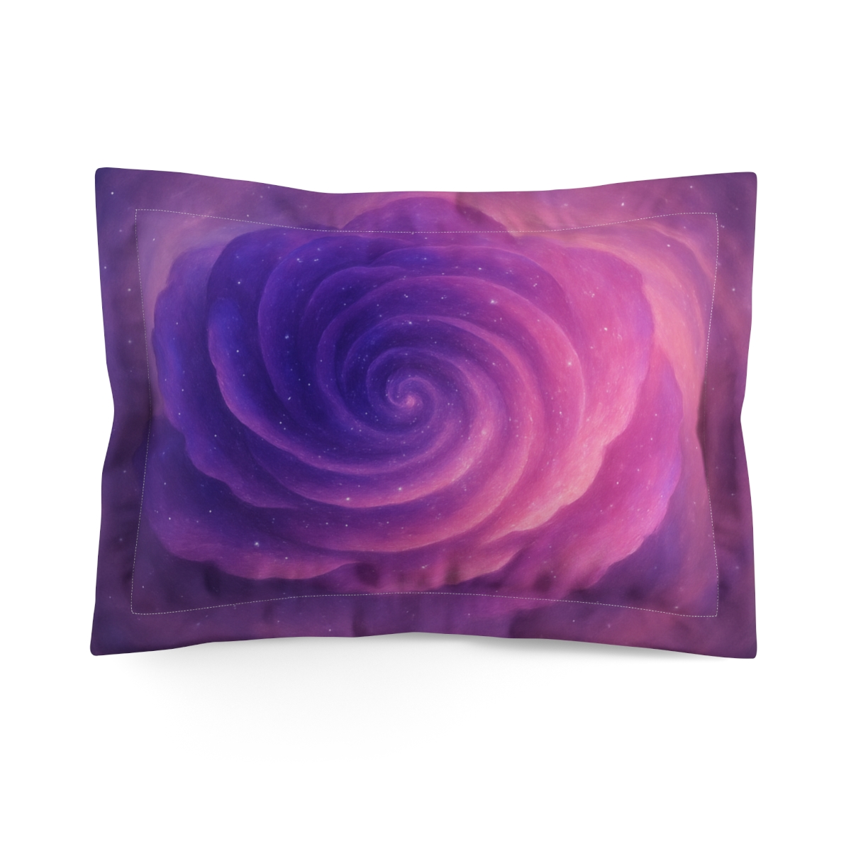 Galaxy Bloom Spiral unique shape pillows