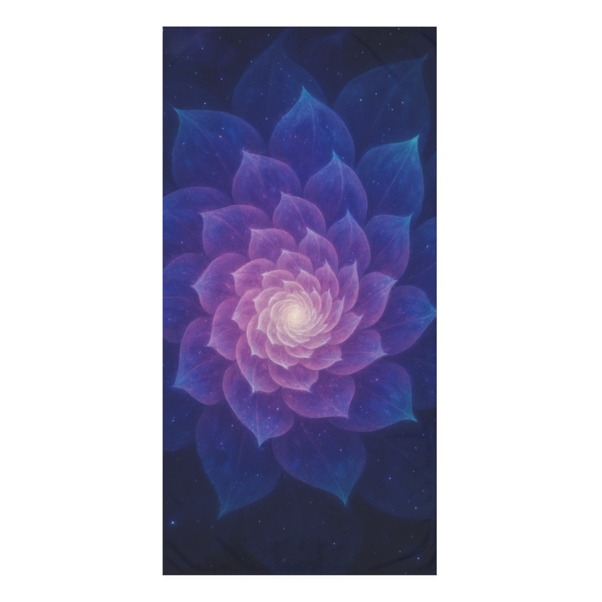 Galaxy Bloom Spiral stylish beach towels