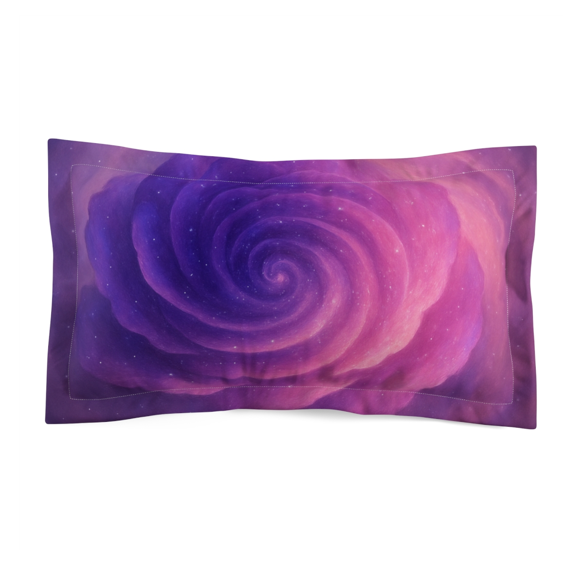 Galaxy Bloom Spiral unique shape pillows
