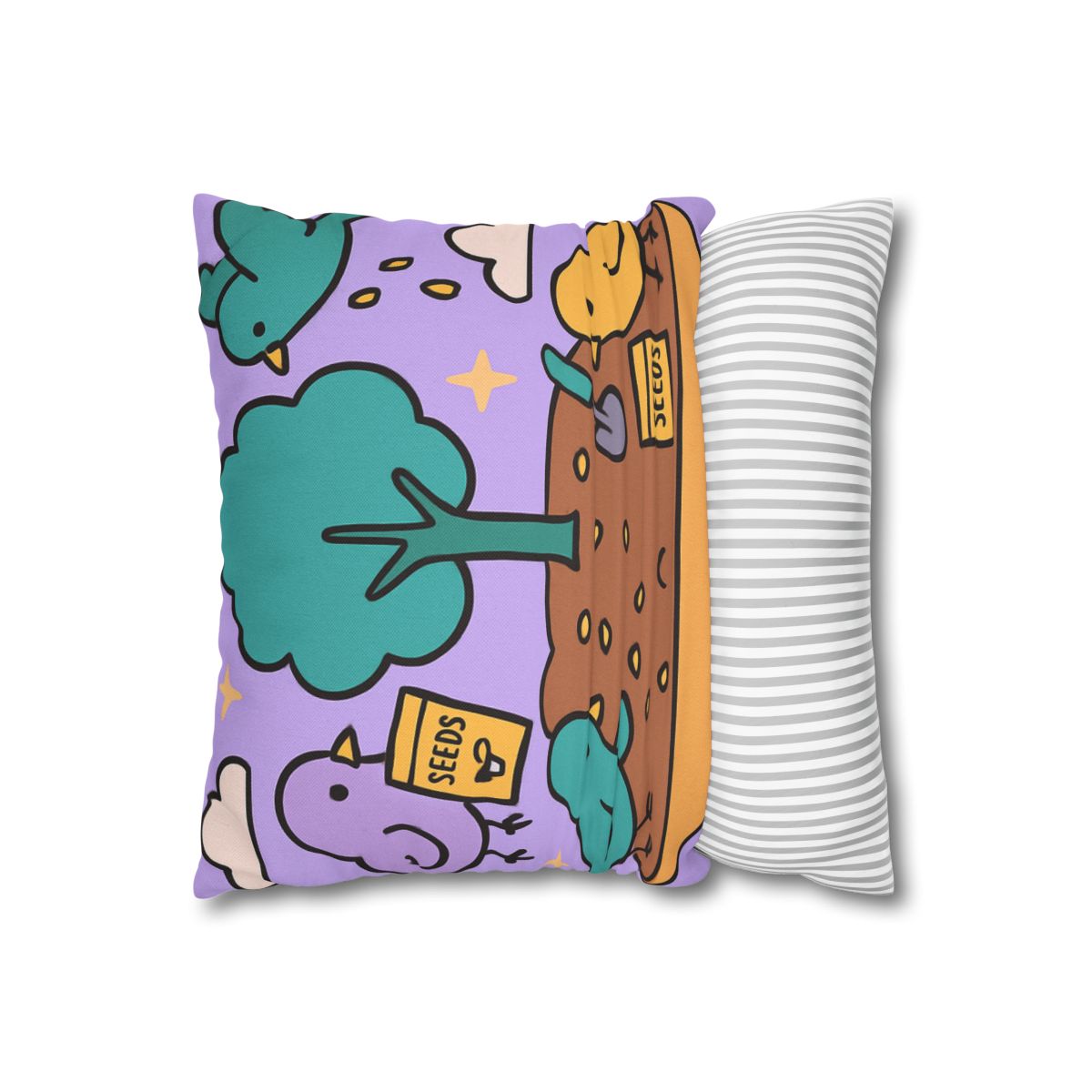 Galaxy Garden Aviary designer print pillow cases