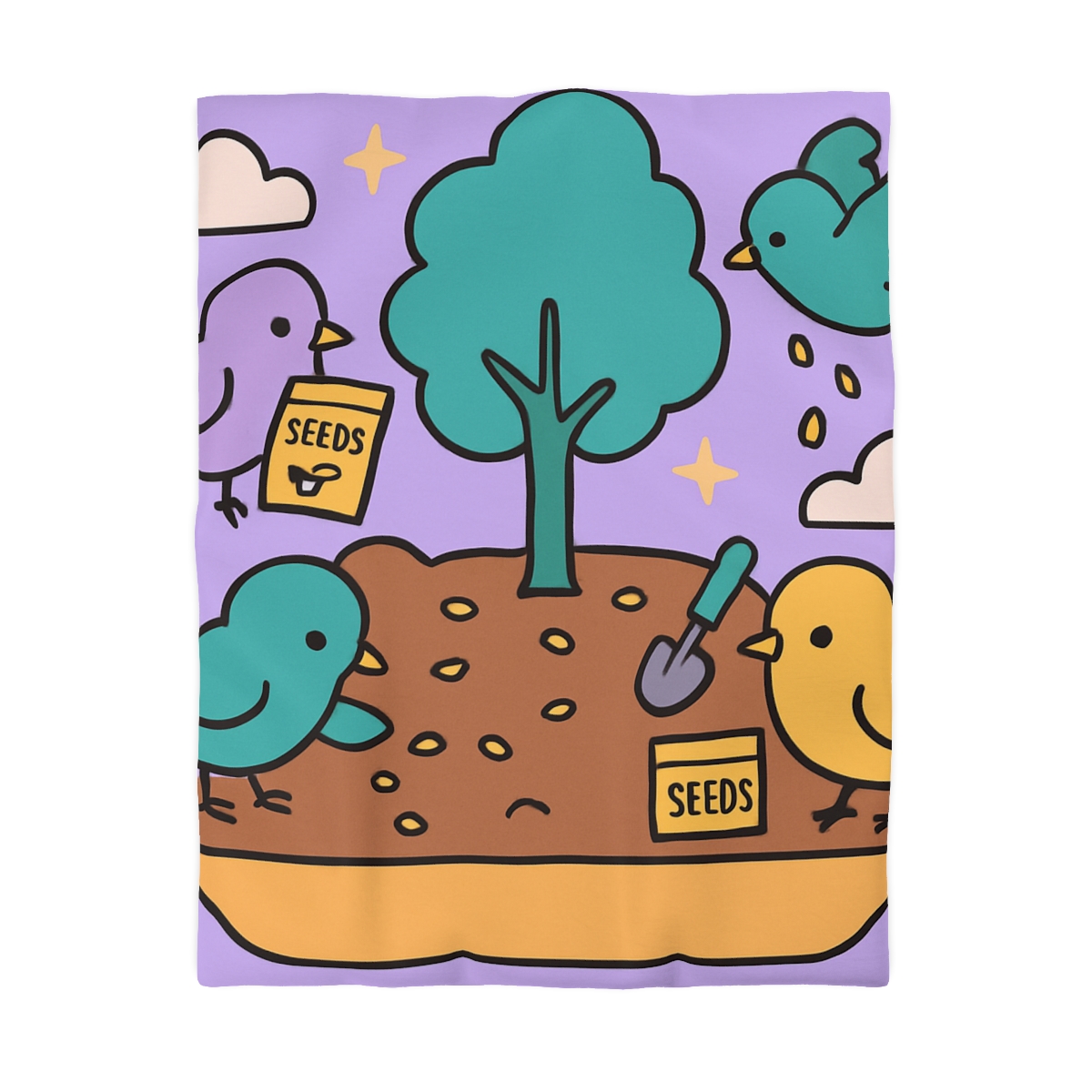 Galaxy Garden Aviary unique patterned duvets