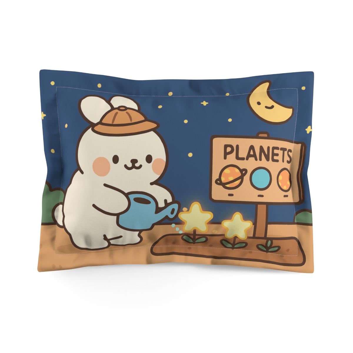 Galaxy Garden Bunny Explorer comfortable bed pillows