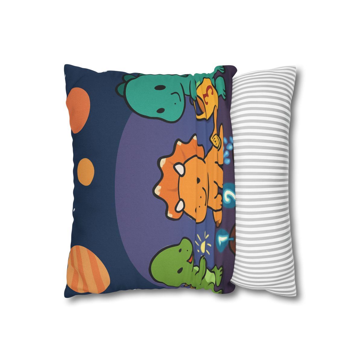 Galaxy Garden Dinosaurs designer print pillow cases