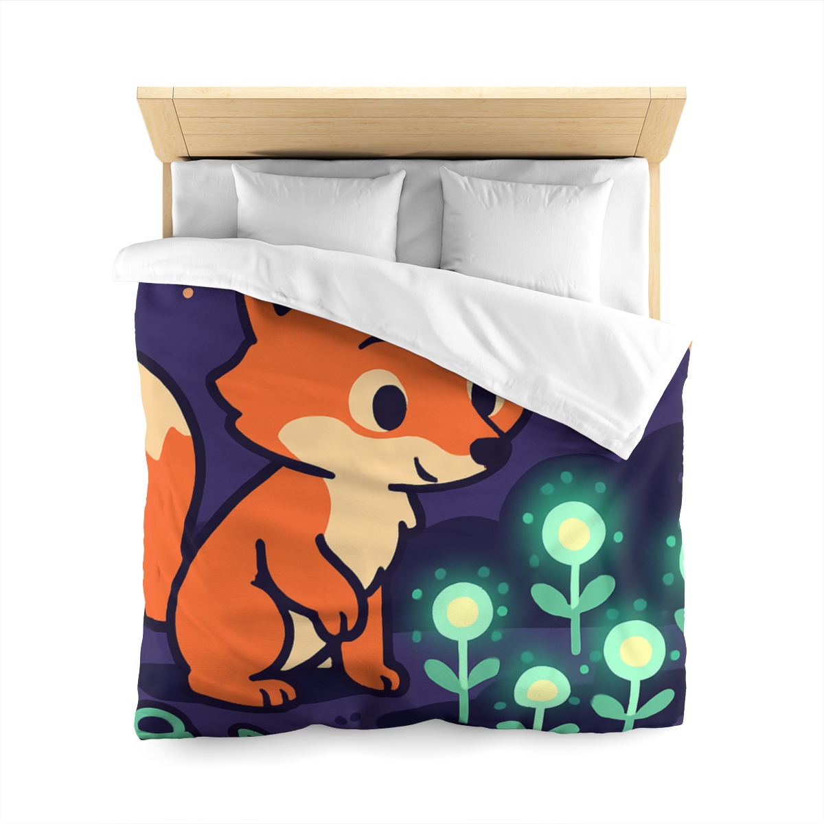 Galaxy Garden Fox warm winter duvets