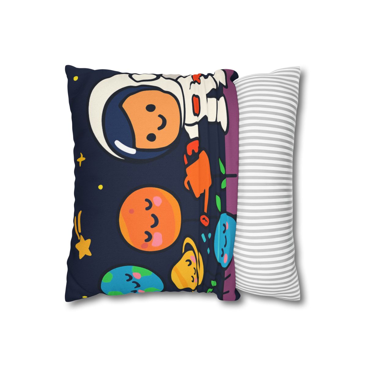 Galaxy Garden Of Friendly Planets comfortable bedding pillow covers