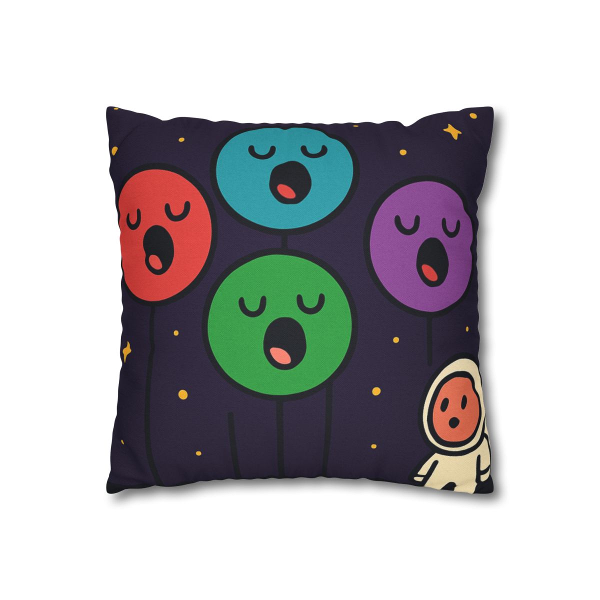 Galaxy Garden Of Singing Planets designer print pillow cases