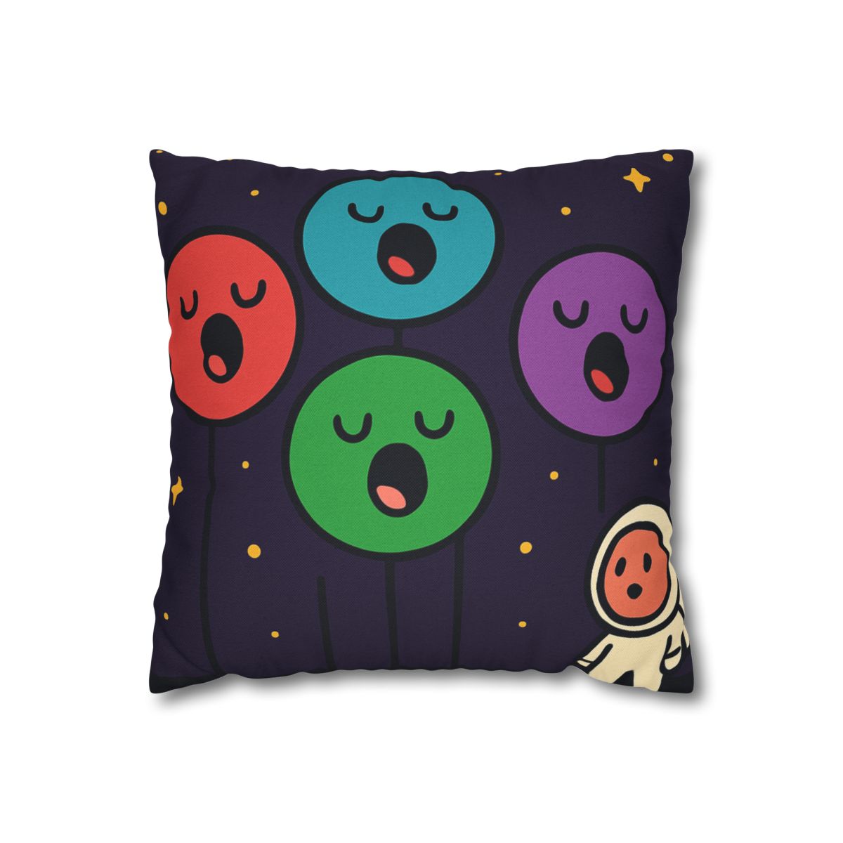 Galaxy Garden Of Singing Planets designer print pillow cases