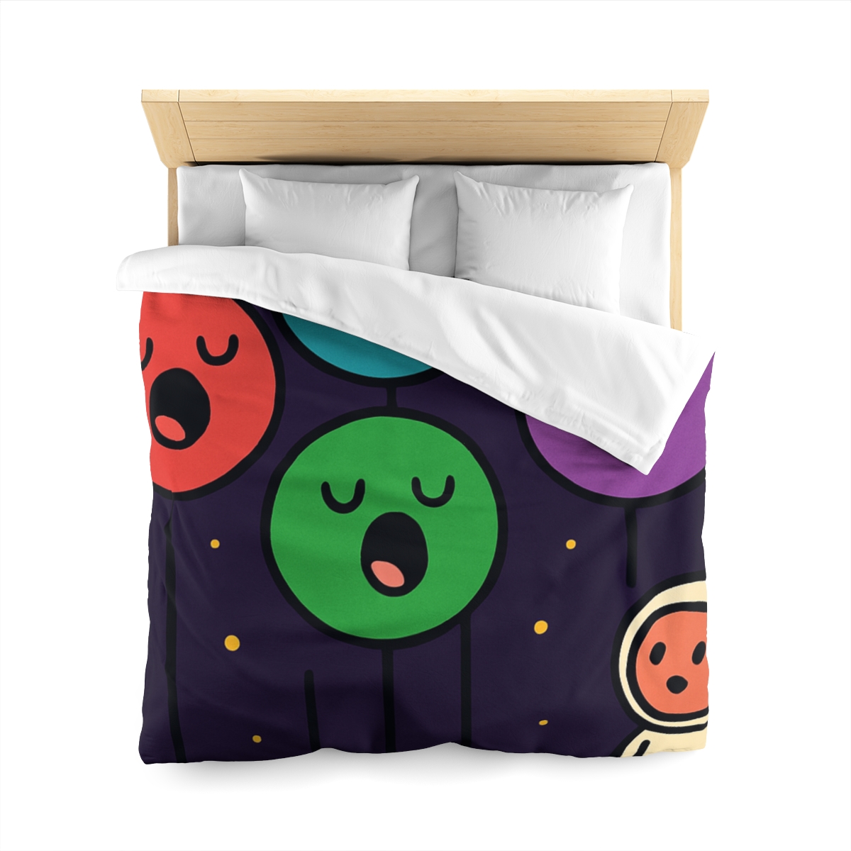 Galaxy Garden Of Singing Planets designer printed duvets