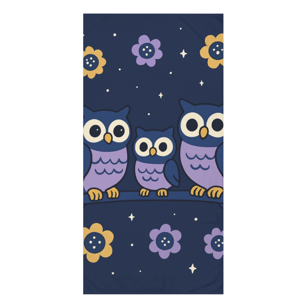 Galaxy Garden Owls decorative home towels