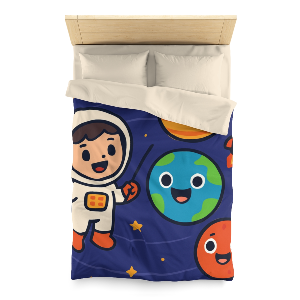 Galaxy School Of Friendly Planets soft comforter duvets