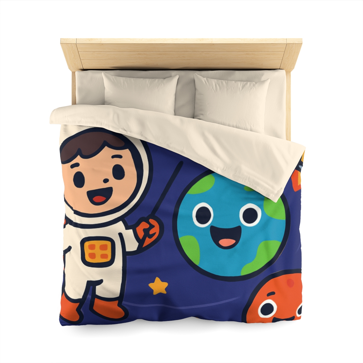Galaxy School Of Friendly Planets soft comforter duvets
