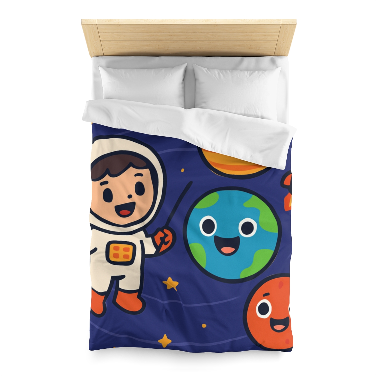 Galaxy School Of Friendly Planets soft comforter duvets