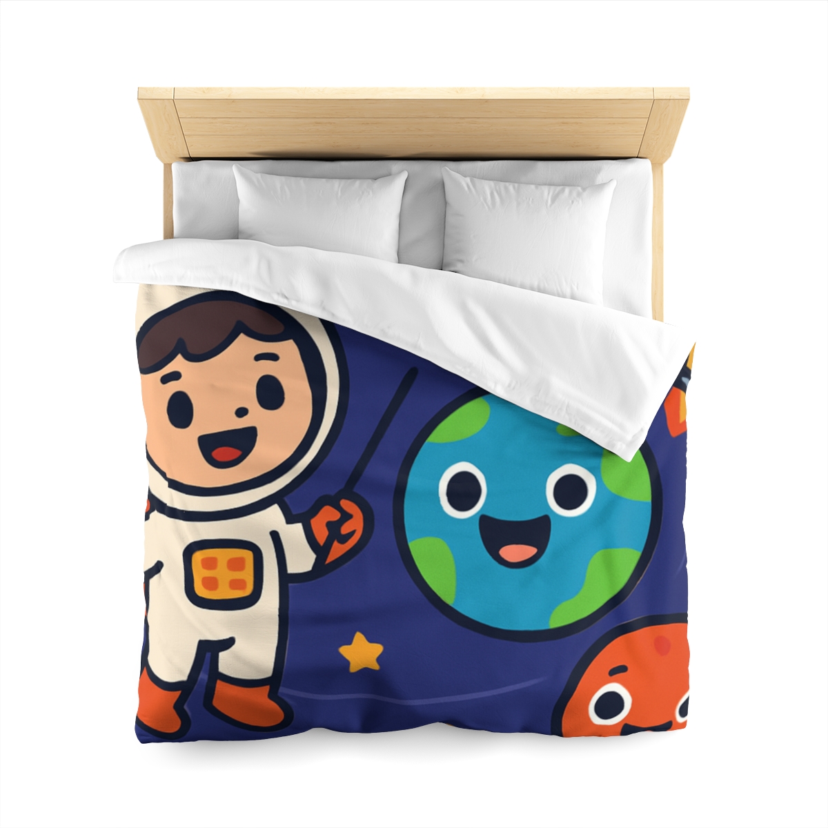 Galaxy School Of Friendly Planets soft comforter duvets