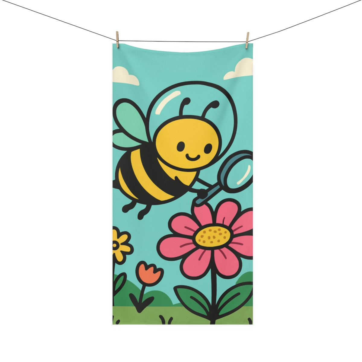 Garden Astronaut Bumblebee soft cotton towels