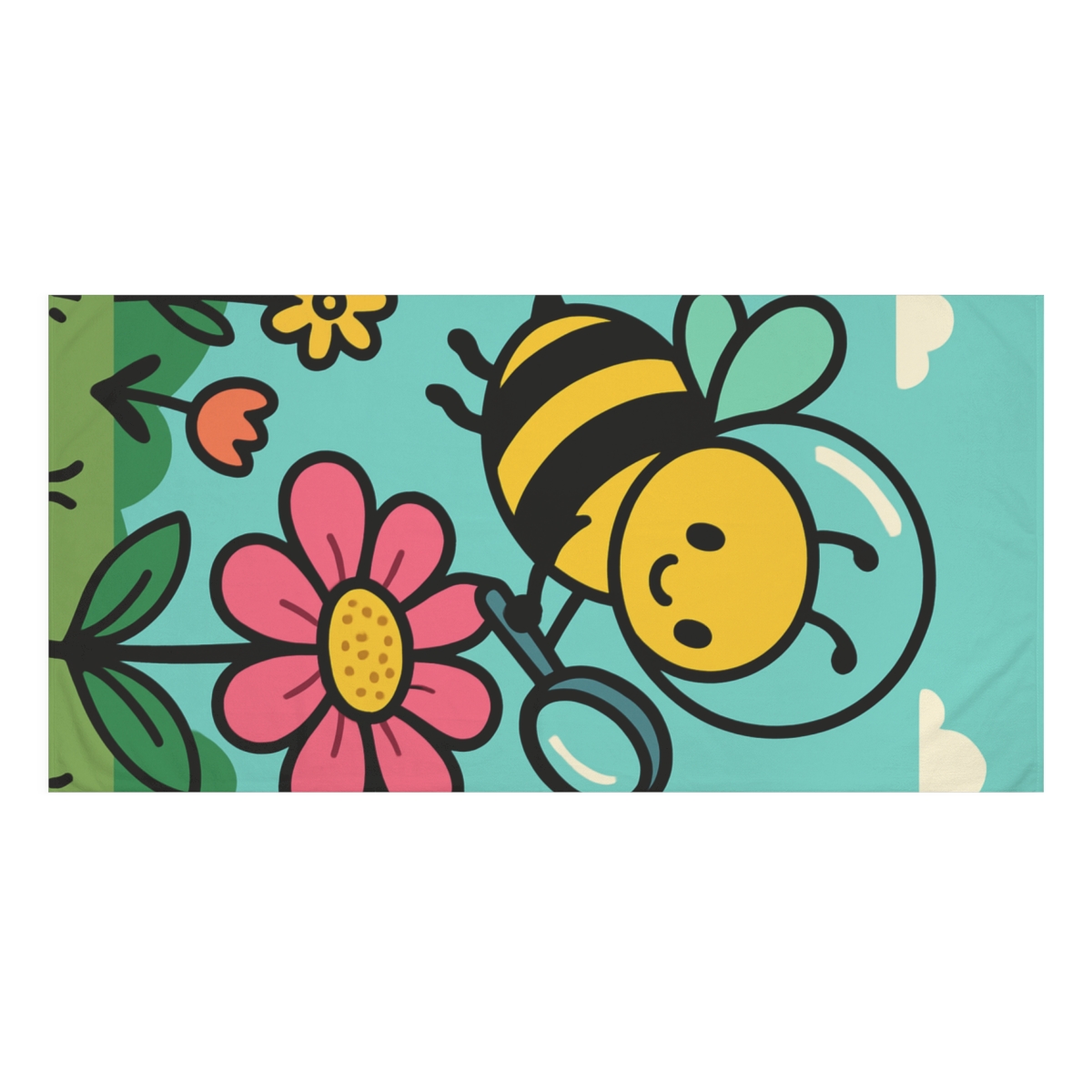 Garden Astronaut Bumblebee soft cotton towels