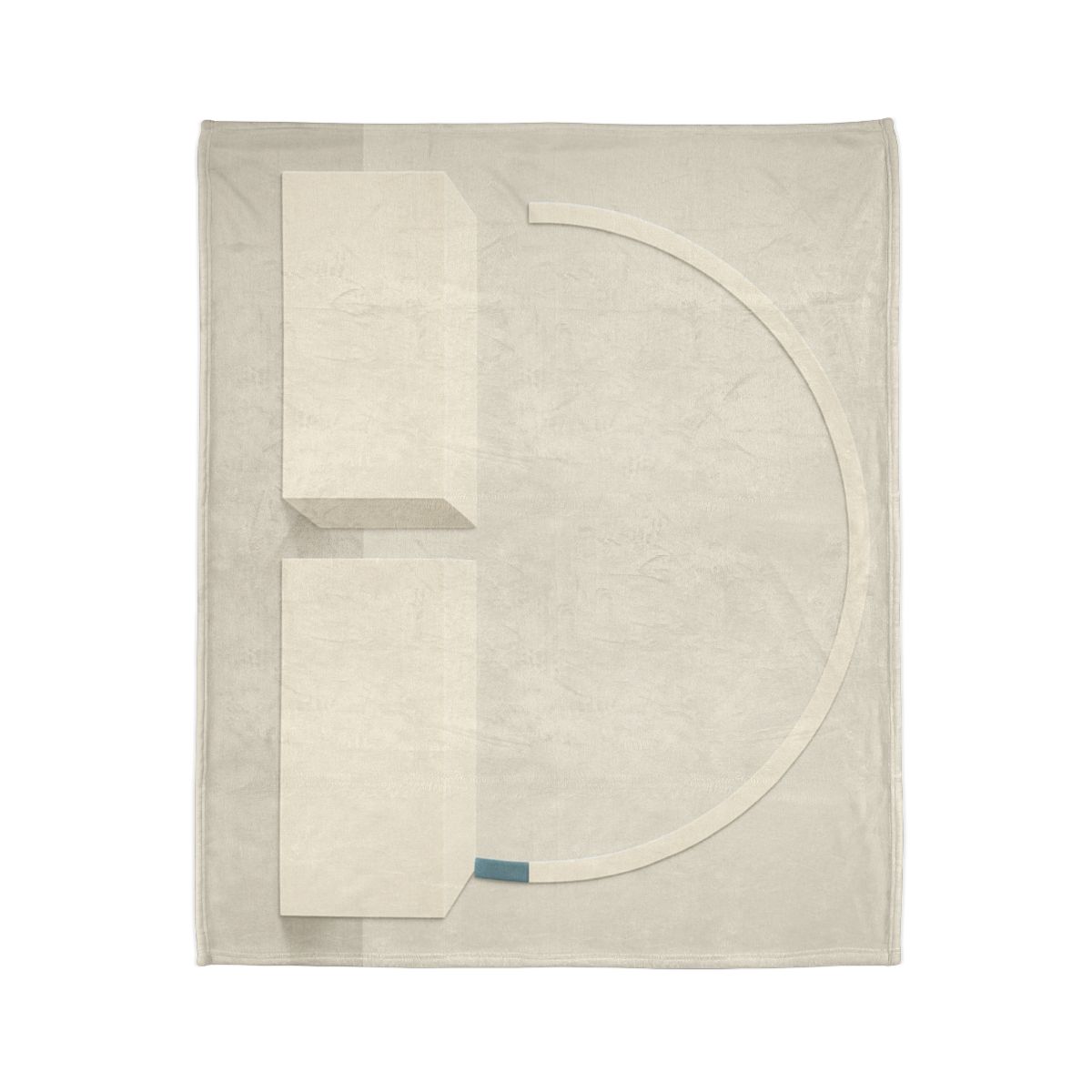 Gentle Arc Over Twin Blocks soft fleece blankets