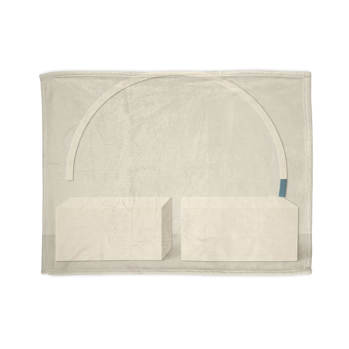 Gentle Arc Over Twin Blocks soft fleece blankets