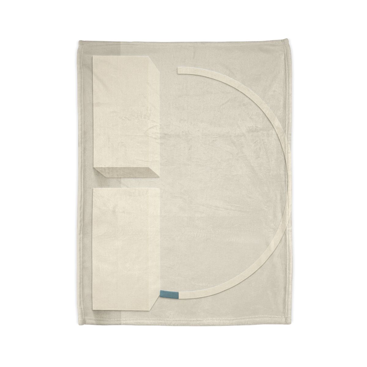 Gentle Arc Over Twin Blocks soft fleece blankets