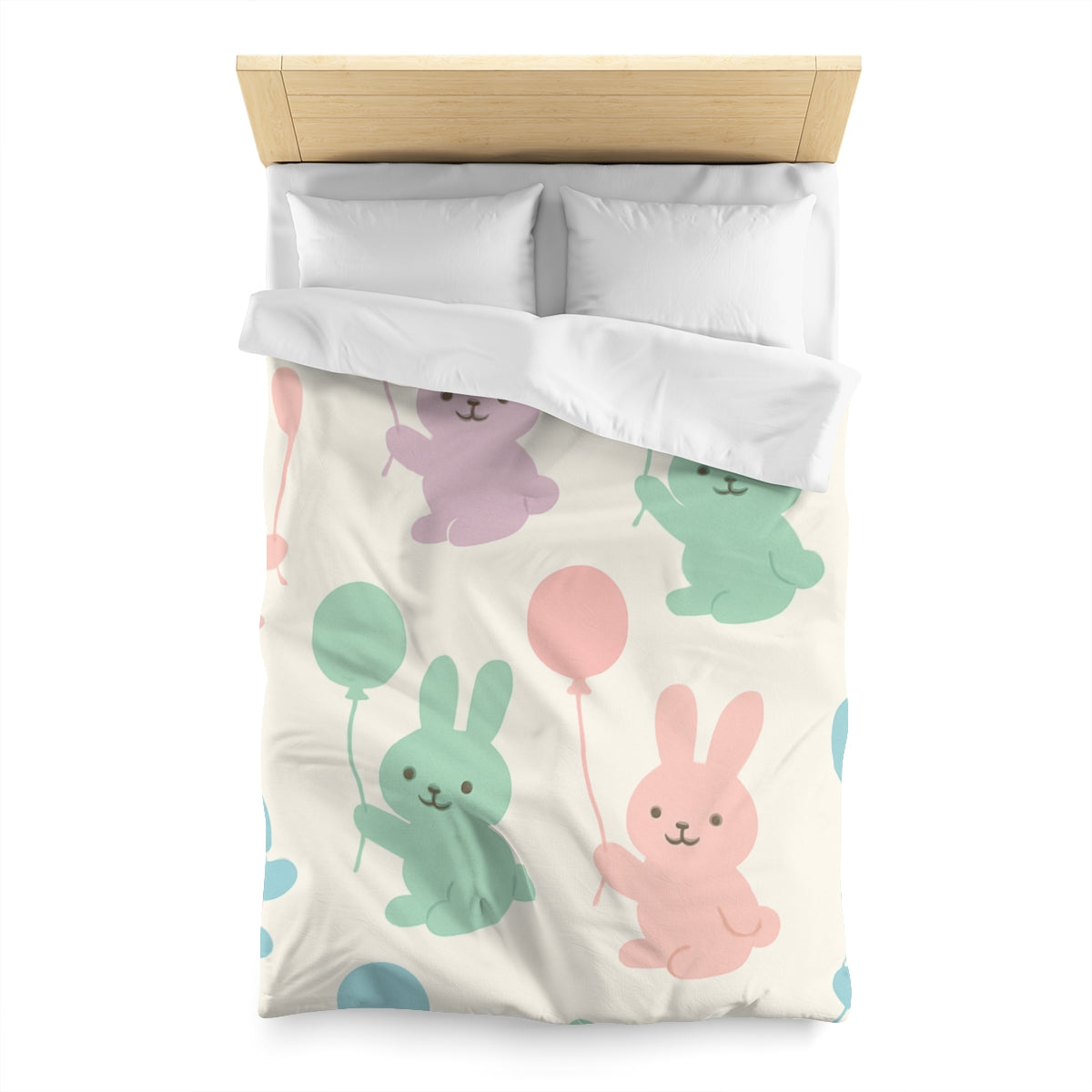 Gentle Bunny Balloon Bash Duvet