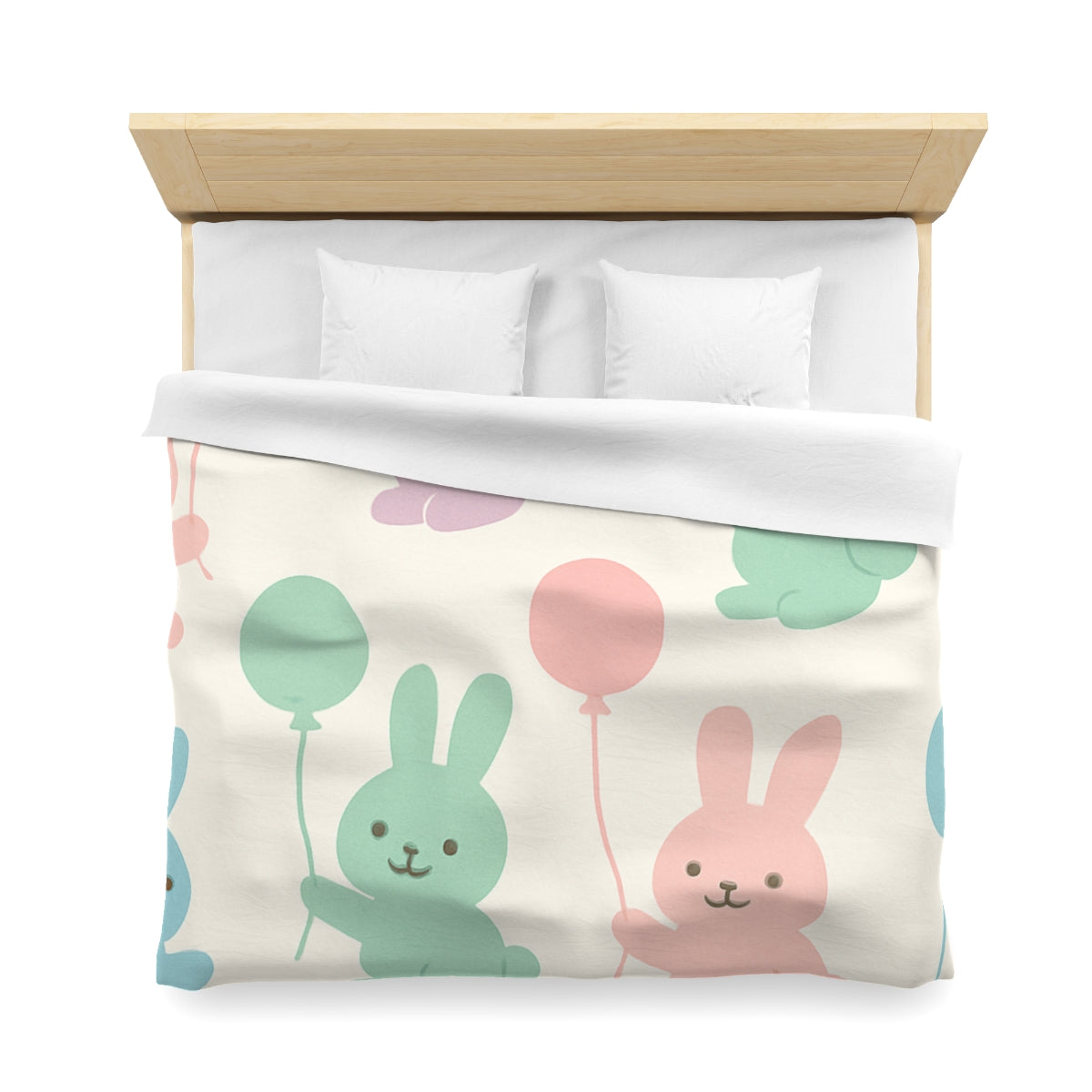 Gentle Bunny Balloon Bash Duvet