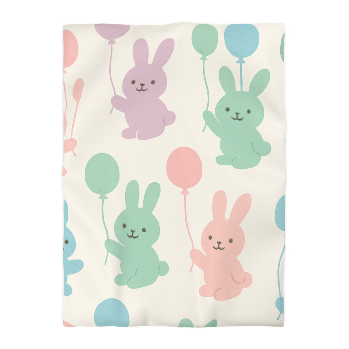 Gentle Bunny Balloon Bash Duvet