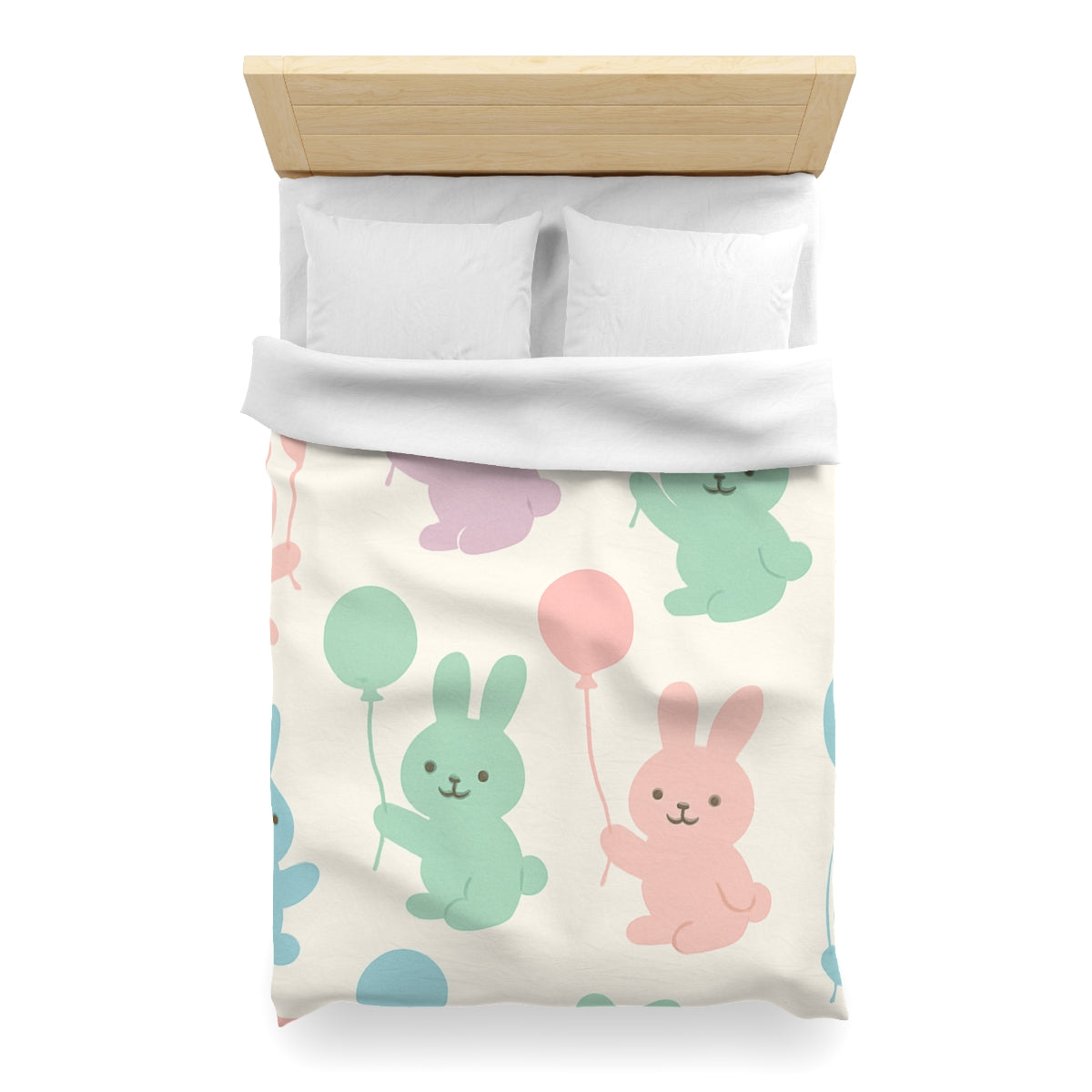 Gentle Bunny Balloon Bash Duvet
